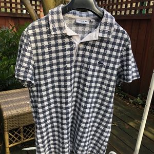 Lacoste Medium Slim Checkered Polo Shirt